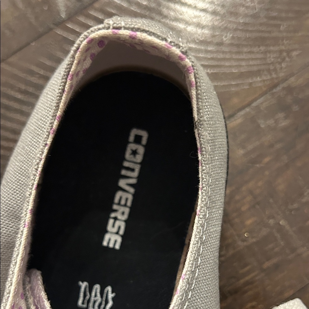 Converse ALL⭐️STAR Gray Canvas Sneakers Junior US size 5 - Picture 4 of 13